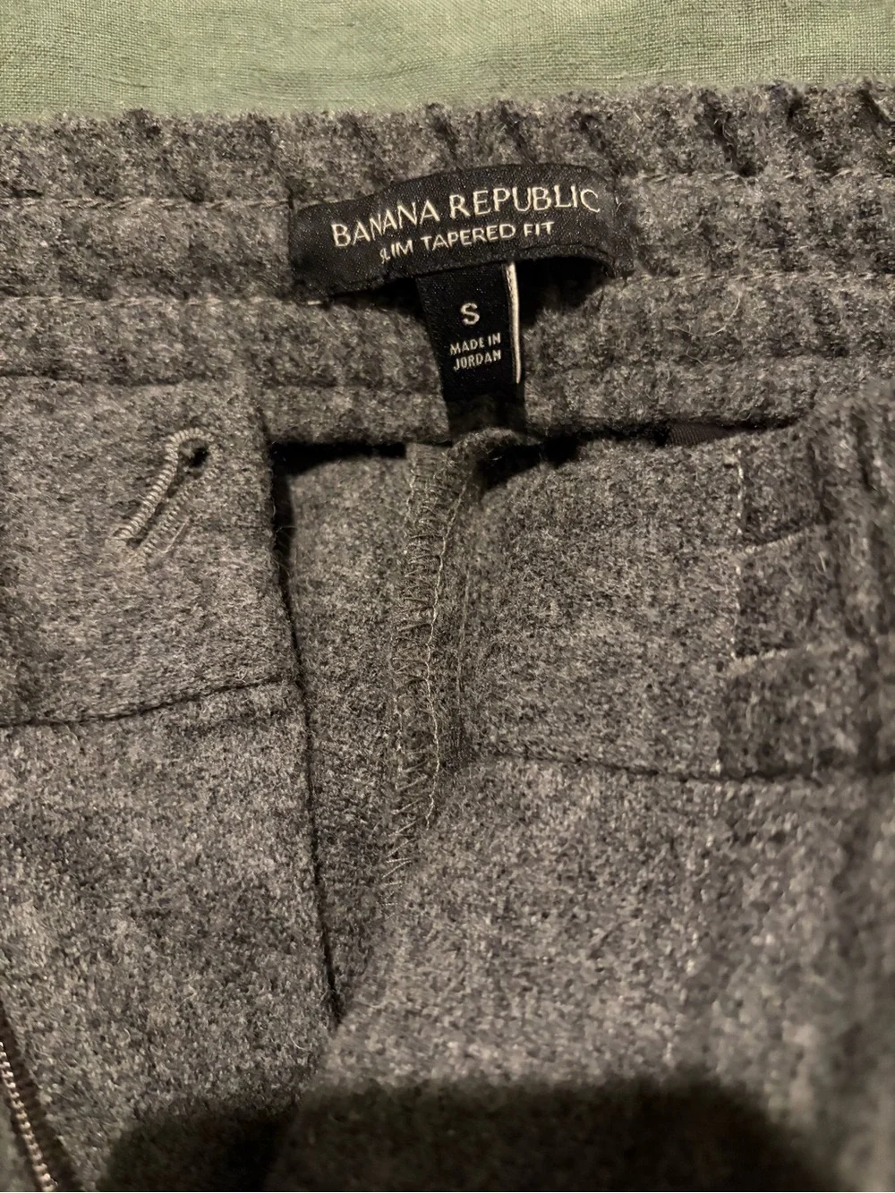 Banana Republic Gray Drawstring Jogger Trousers